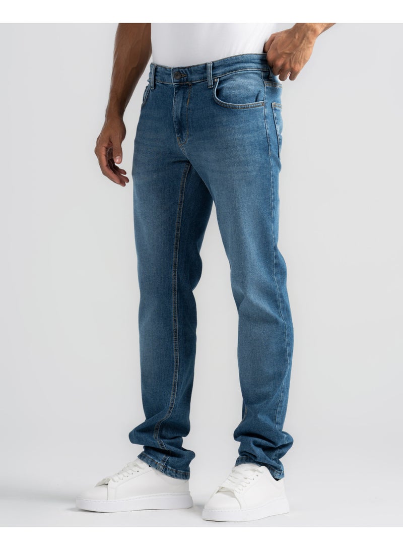 Dott Men’s Straight Fit Stretch Denim Jeans - Image 2